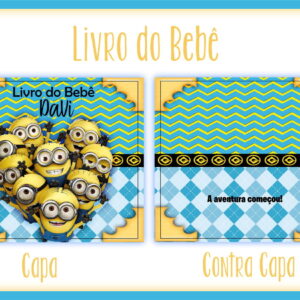 Livro do Bebê Minions - Arquivo Digital