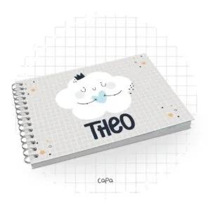 Livro do Bebê Nuvem Menino - Arquivo Digital