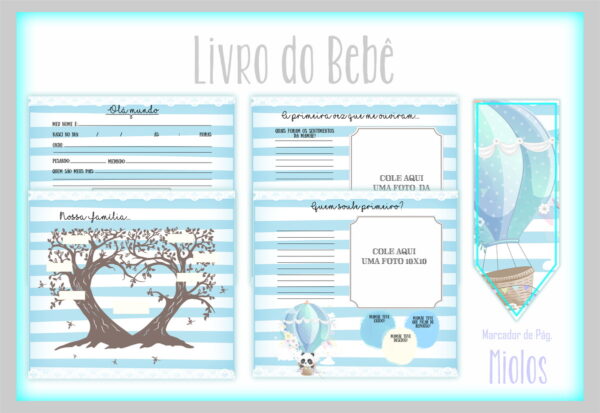 Livro do Bebê Panda Baloeiro - Arquivo Digital