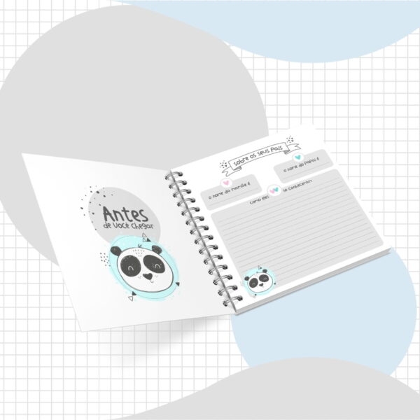 Livro do Bebê Panda Escandinavo - Arquivo Digital