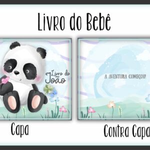 Livro do Bebê Pandinha Aquarela - Arquivo Digital