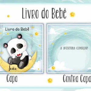 Livro do Bebê Pandinha Menino - Arquivo Digital 13 Livro do Bebê Pandinha Menino - Arquivo Digital