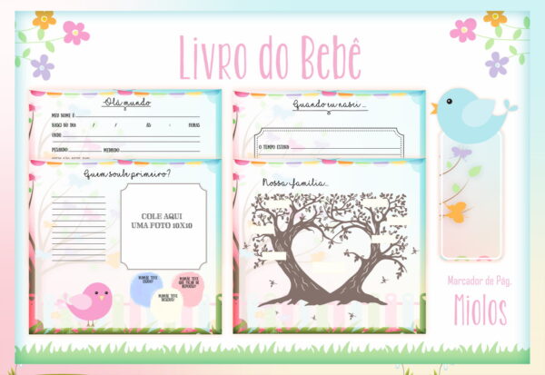 Livro do Bebê Passarinhos - Arquivo Digital