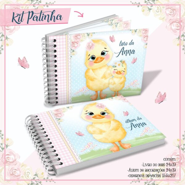 Livro Do Bebê Patinha Menina - Arquivo Digital