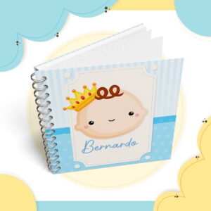 Livro do Bebê Príncipe para imprimir e personalizar 40 livro do bebe principe arquivo digital
