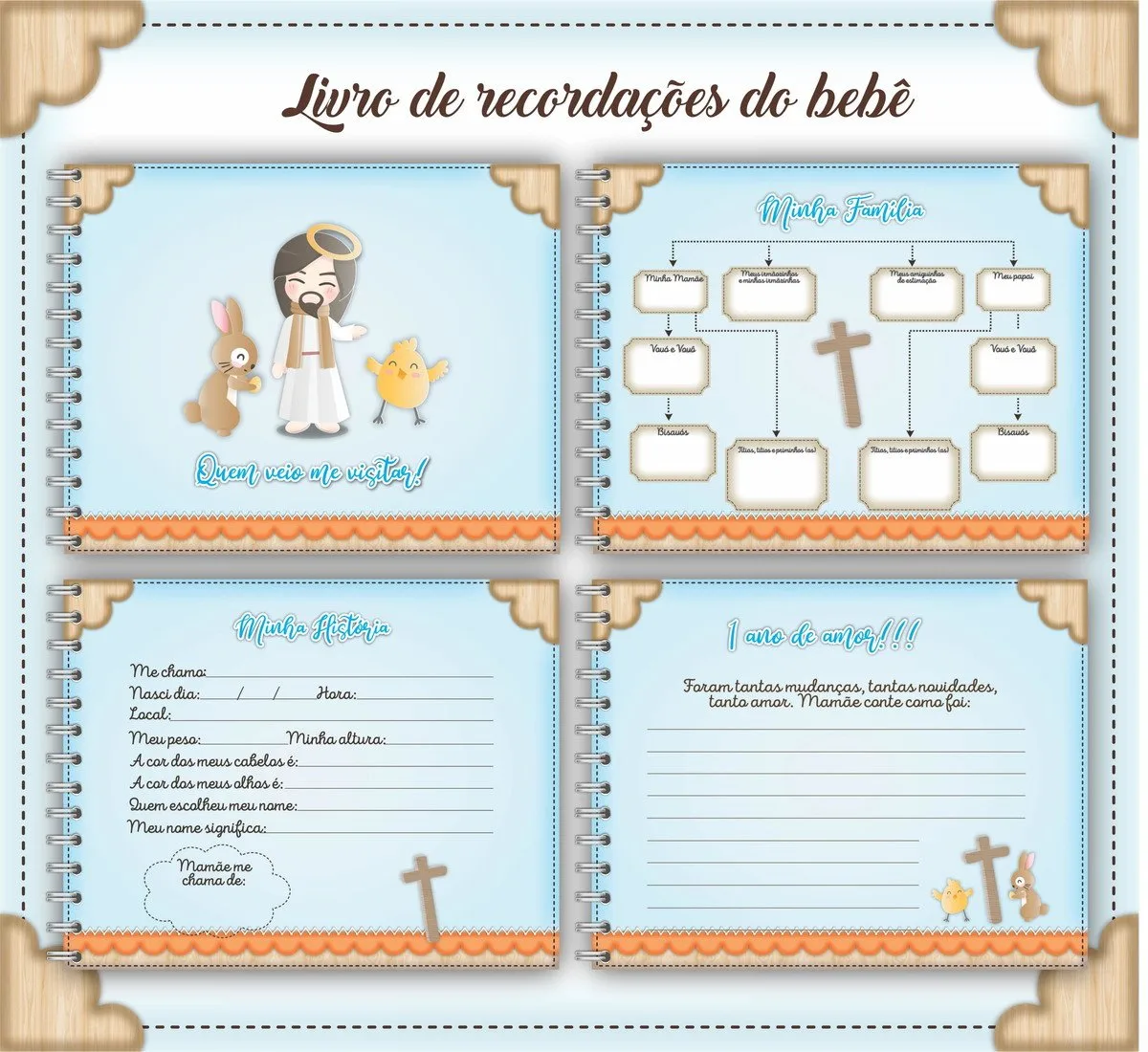 Livro do Bebê Religioso - Arquivo Digital