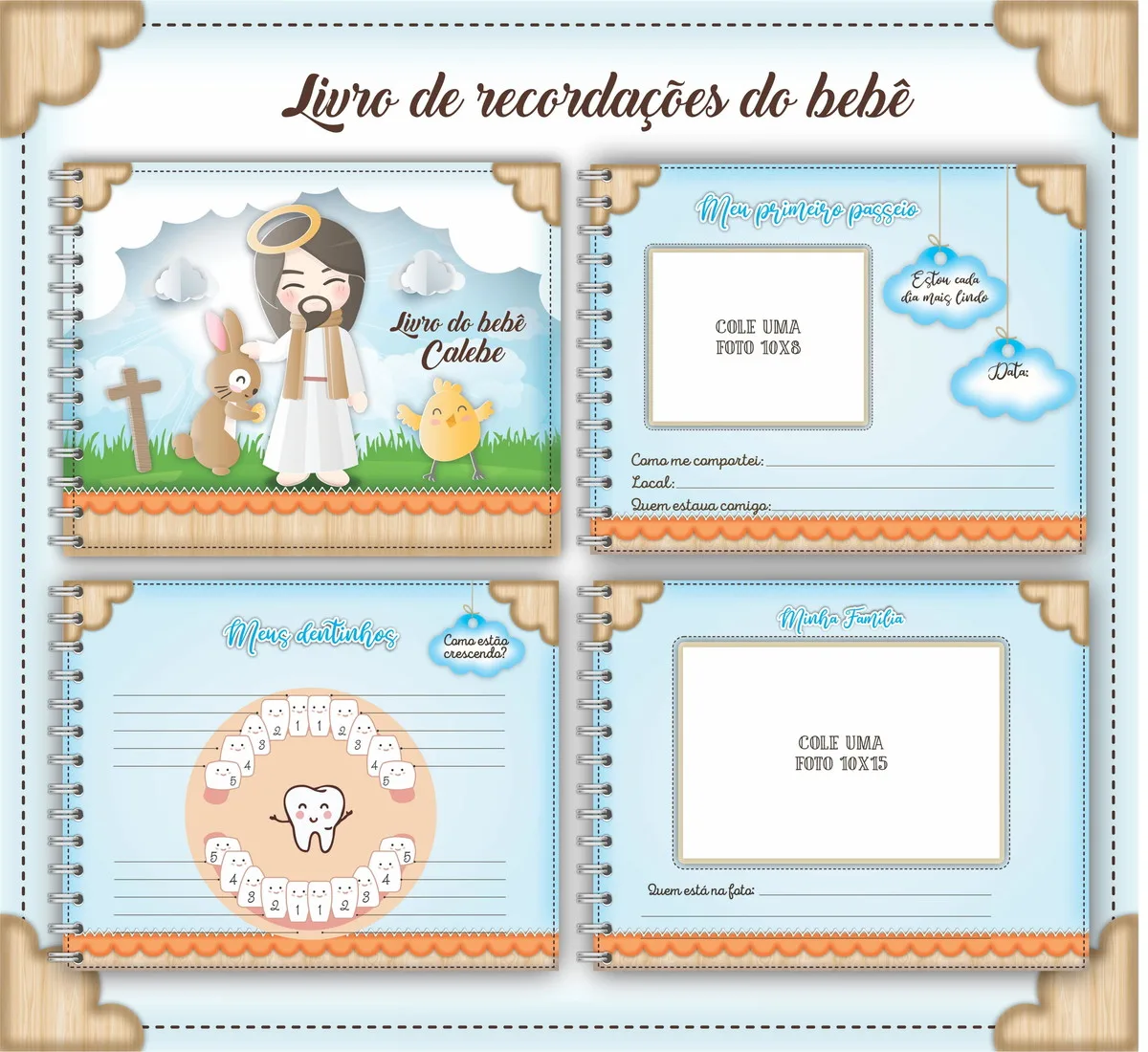 Livro do Bebê Religioso - Arquivo Digital
