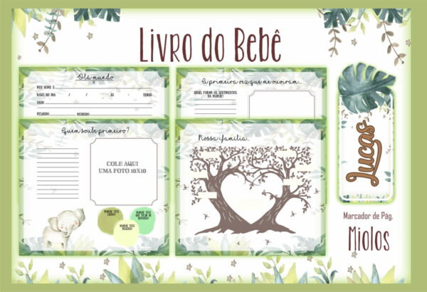 Livro do Bebê Safari II - Arquivo Digital