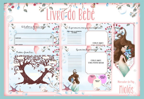 Livro do Bebê Sereias - Arquivo Digital
