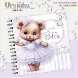 Livro do Bebê Ursinha Lavanda - Arquivo Digital 7 Livro do Bebê Ursinha Lavanda - Arquivo Digital