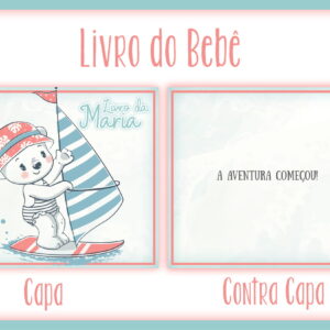Livro do Bebê Ursinha Surfista - Arquivo Digital