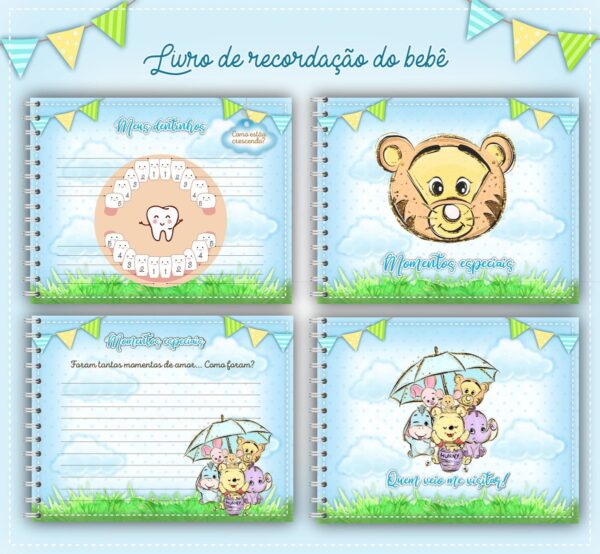 Livro do Bebê Ursinho Pooh - Arquivo Digital