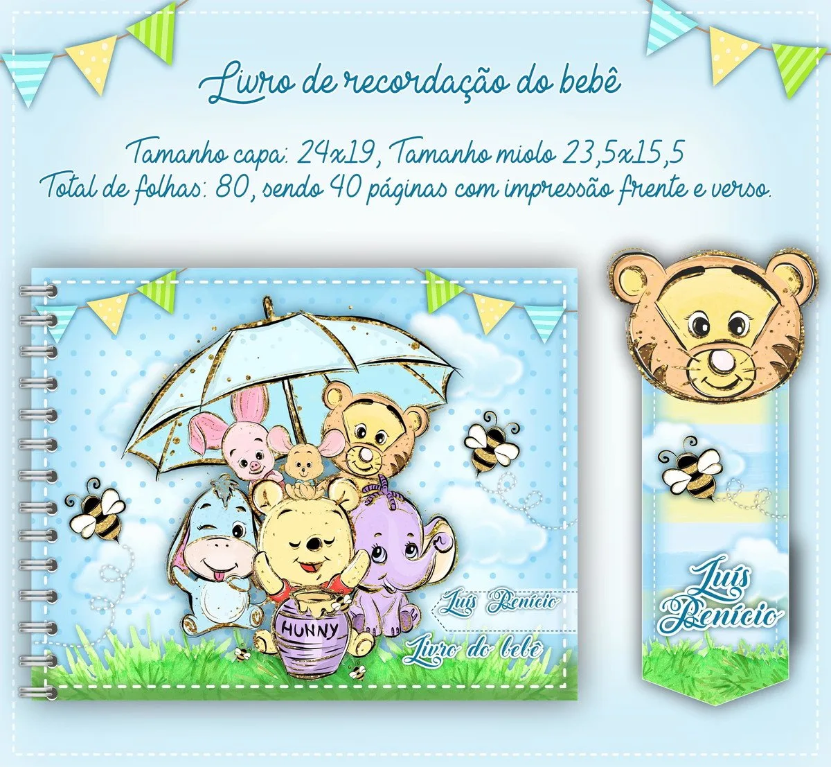 Livro do Bebê Ursinho Pooh - Arquivo Digital