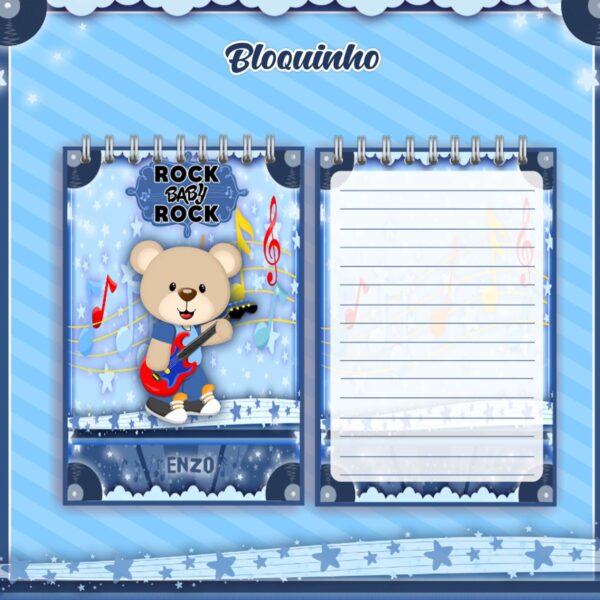 Livro do Bebê Ursinho Rock - Arquivo Digital