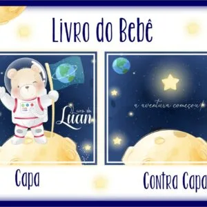 Livro do Bebê Urso Astronauta - Arquivo Digital