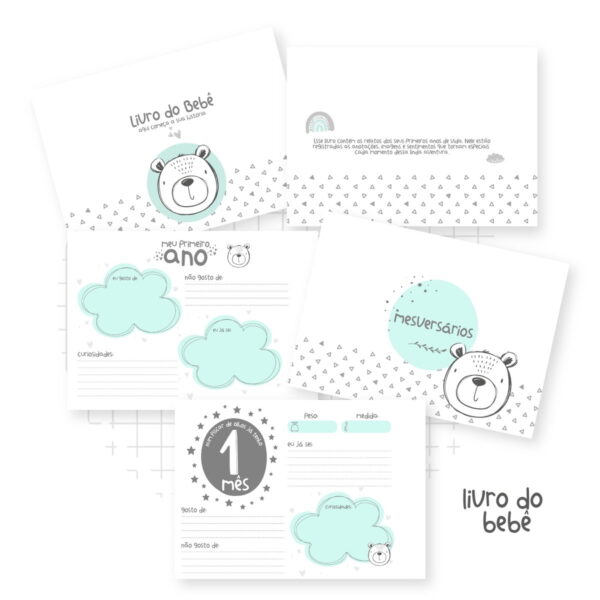 Livro do Bebê Urso Escandinavo - Arquivo Digital