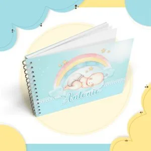 Livro Mêsversário Bebê Arco Irís Menino - Arquivo Digital 14 Livro Mêsversário Bebê Arco Irís Menino - Arquivo Digital