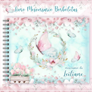 Livro Mesversário Borboletas - Arquivo Digital