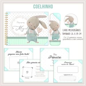 Livro Mesversário Coelhinho - Arquivo Digital