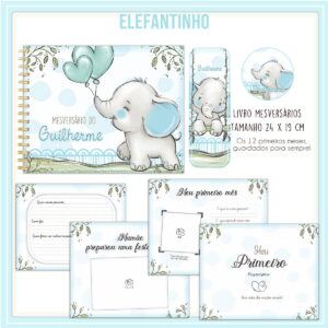 Livro Mesversário Elefantinho - Arquivo Digital