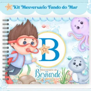 Livro Mesversário Fundo do Mar Menino - Arquivo Digital 3 Livro Mesversário Fundo do Mar Menino - Arquivo Digital