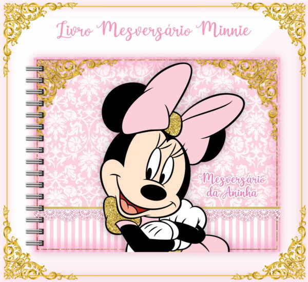 Livro Mesversário Minnie Rosa - Arquivo Digital