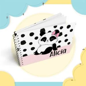 Livro Mêsversário Panda Menina - Arquivo Digital