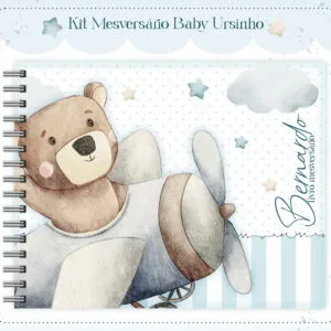 Livro Mesversário Ursinho Menino - Arquivo Digital