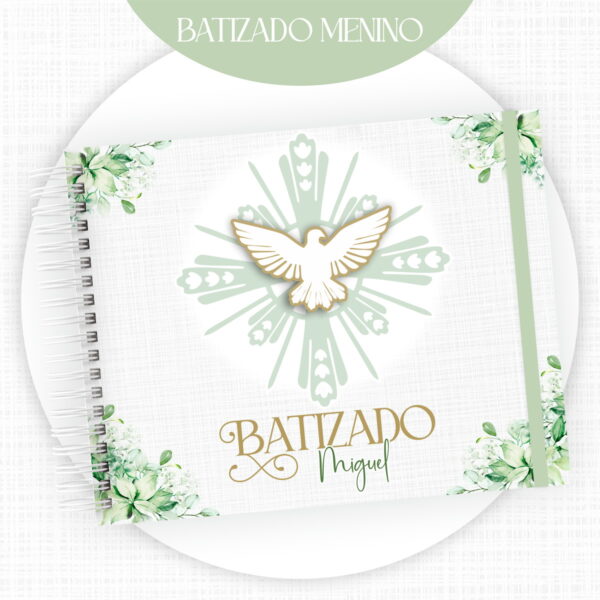 Livros Batizados Menina e Menino - Arquivo Digital