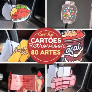 Mega Kit 80 Cards Retrovisor Editaveis Canva E Png 10