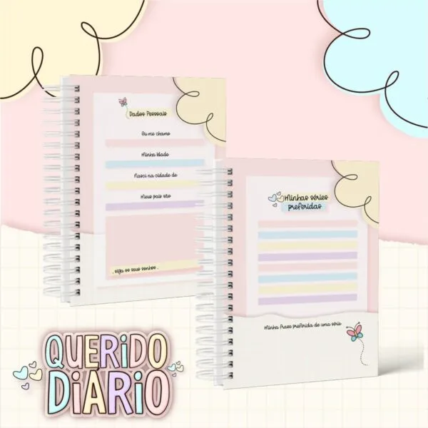 Meu Querido Diário Menina 01 - Arquivo Digital