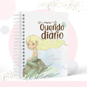 Meu Querido Diário Menina - Modelo 5 - Arquivo Digital
