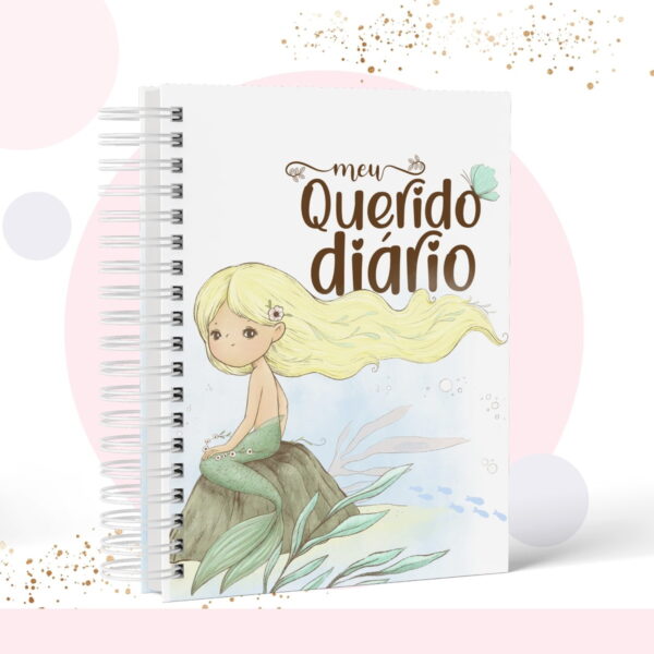 Meu Querido Diário Menina - Modelo 5 - Arquivo Digital
