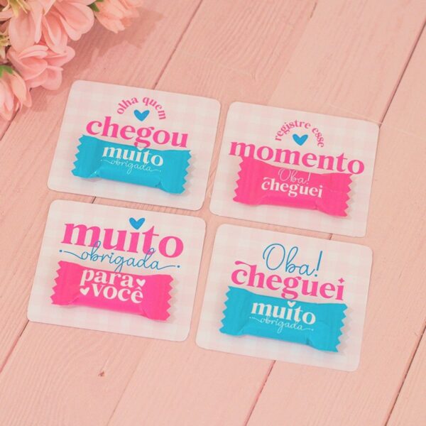 Mimos para Clientes Rosa - pdf e Png