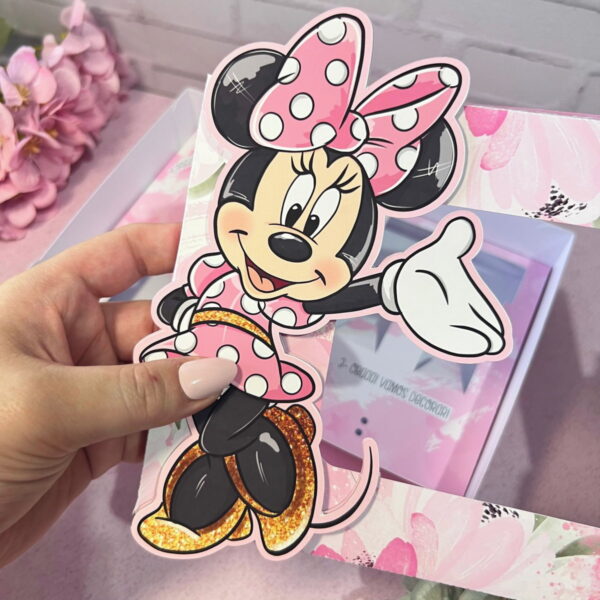 Mini Confeiteiro Páscoa Minnie Rosa - Arquivo Digital
