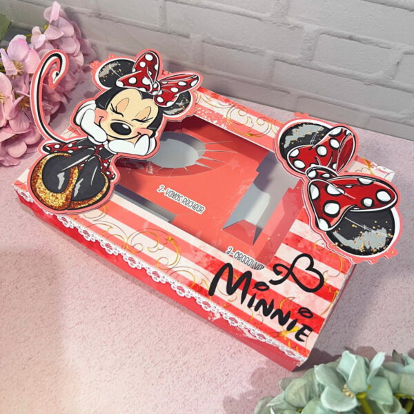 Mini Confeiteiro Páscoa Minnie Vermelha - Arquivo Digital