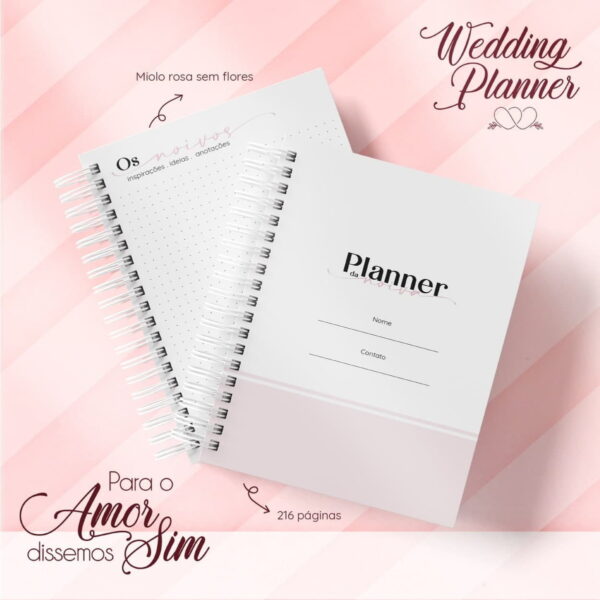 Miolo Planner da Noiva - Arquivo Digital