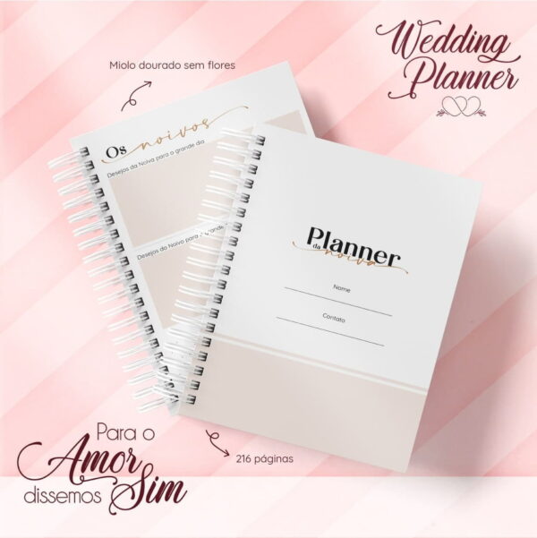 Miolo Planner da Noiva - Arquivo Digital