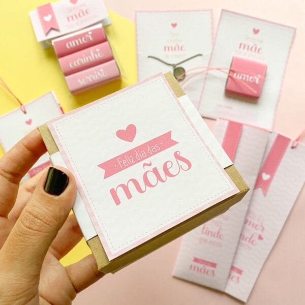 Modelo Brindes e Mimos Dia das Mães Papelaria Personalizada