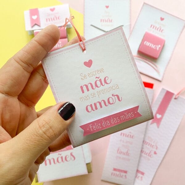 Modelo Brindes e Mimos Dia das Mães Papelaria Personalizada