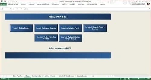 Modelo Holerite Comprovante De Renda Editável Excel 6 Modelo Holerite Comprovante De Renda Editável Excel - Imagem 6