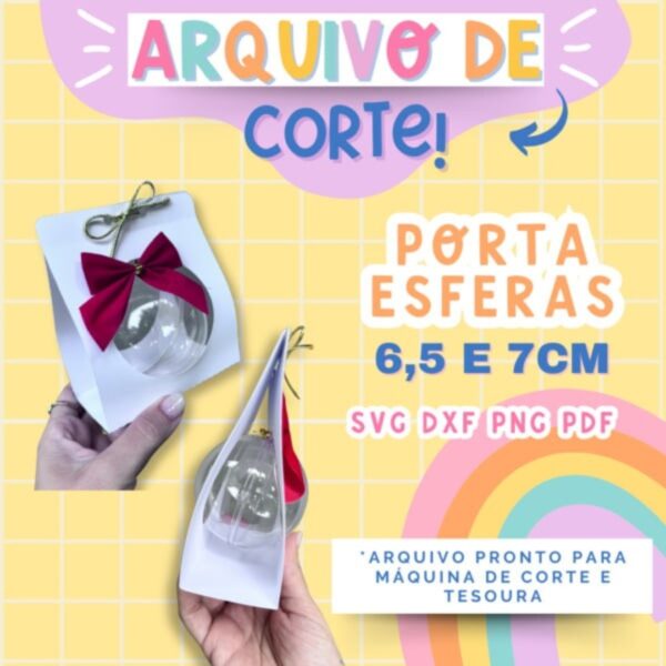 Molde Limpo Porta Esfera - Arquivo Digital