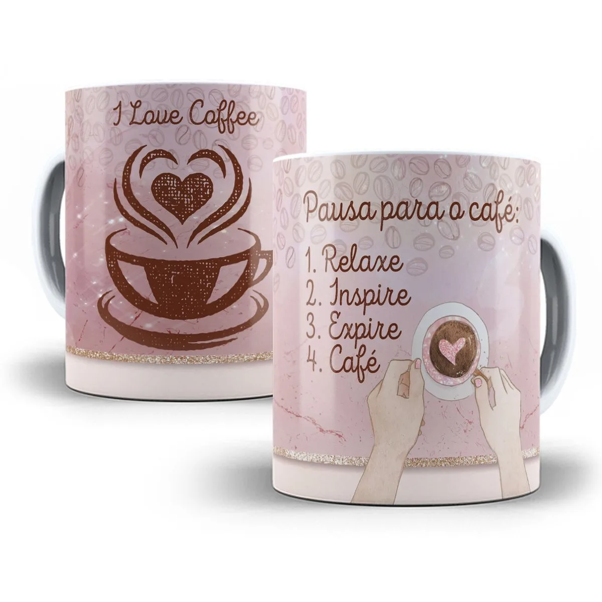 Pack 14 Artes Caneca Cafe Png E Cdr Editaveis Em Corel Draw 2