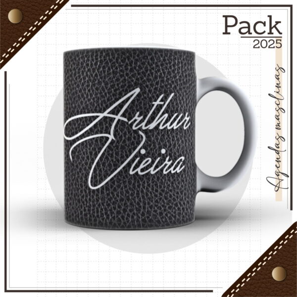 Pack 2025 - Agendas Masculinas - Arquivo Digital