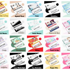 Pack 64 Temas Cartão Sus - Arquivo Digital