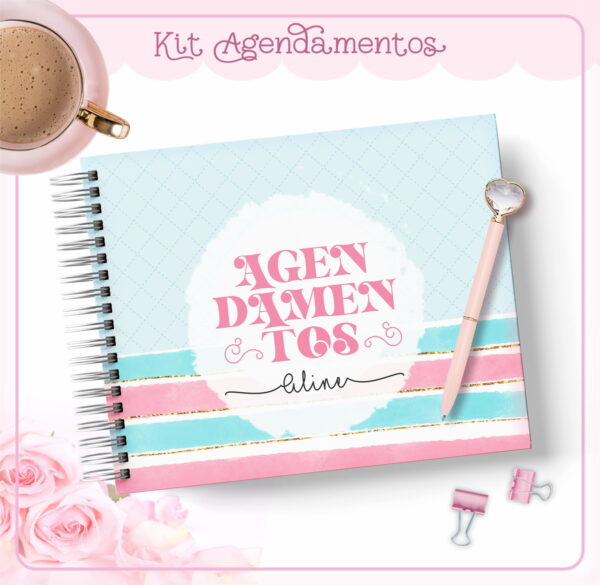 Pack Agendamentos Horizontal - Arquivo Digital