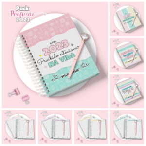 Pack Agendas 2023 Femininas - Arquivo Digital