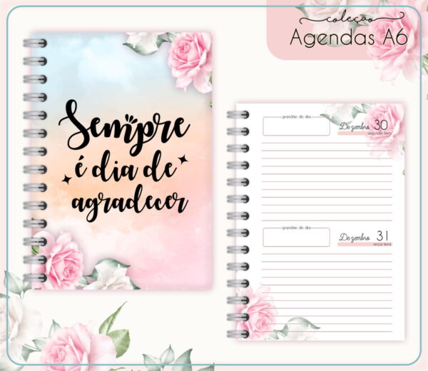 Pack Agendas A6 - Arquivo Digital