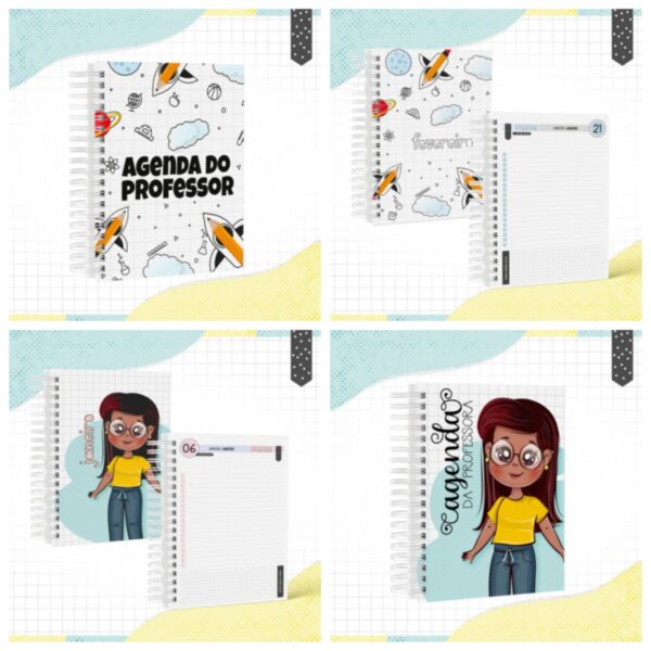 Pack Agendas do Professor e Professora - Arquivo Digital