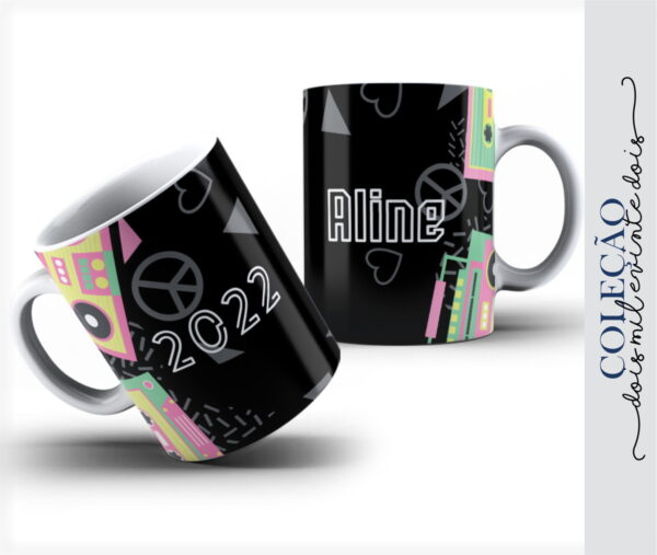 Pack Arte Caneca Feminina 2022 - Arquivo Digital